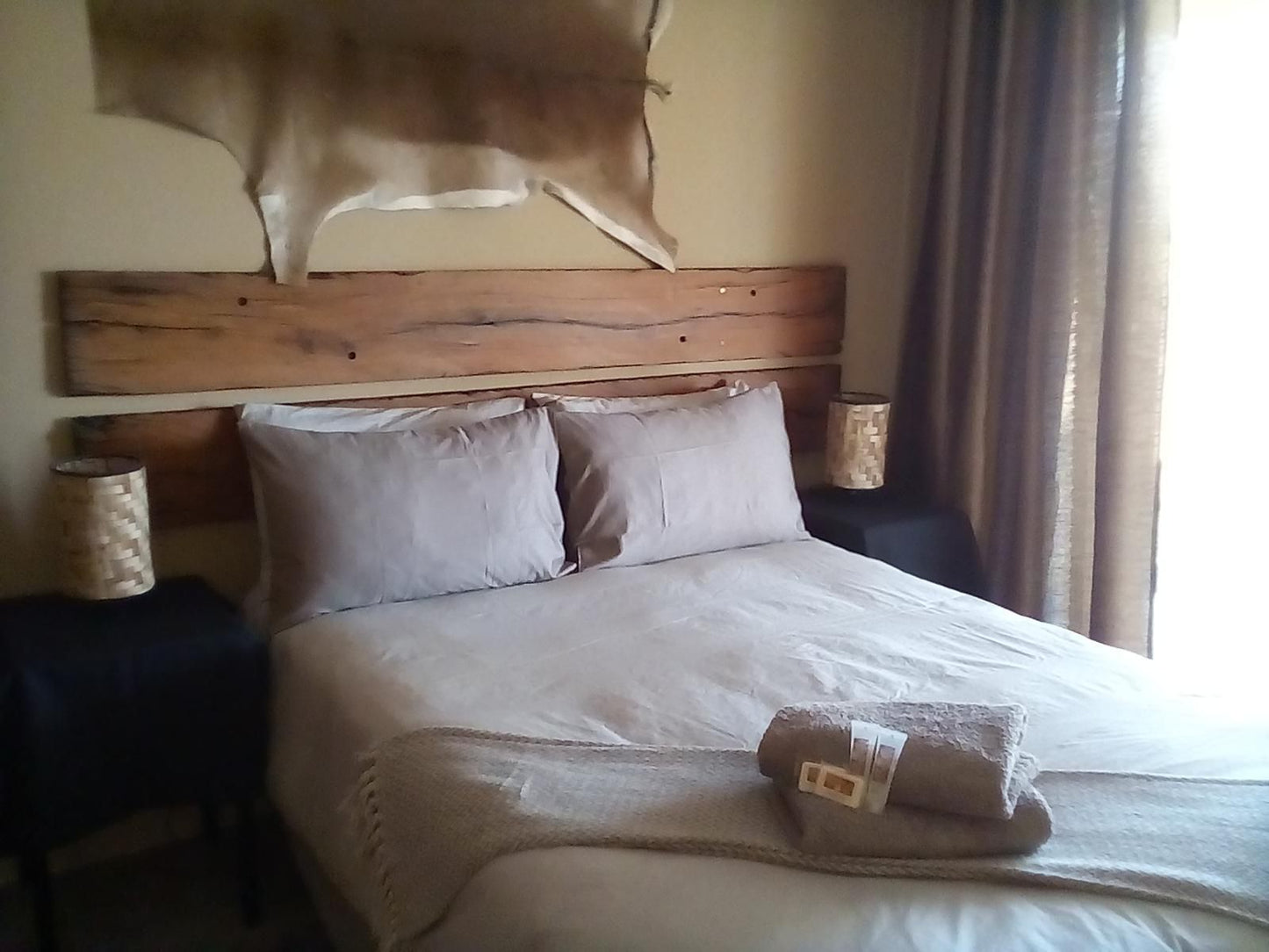 Nyani Lodge, Standard Self-catering Double bed Chalet, Bedroom