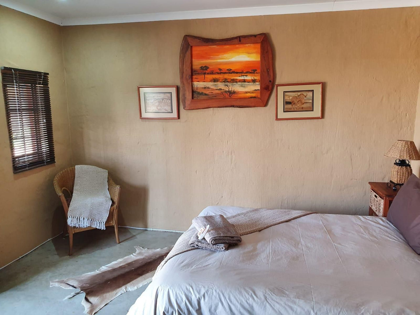 Nyani Lodge, Standard Self-catering Double bed Chalet, Bedroom