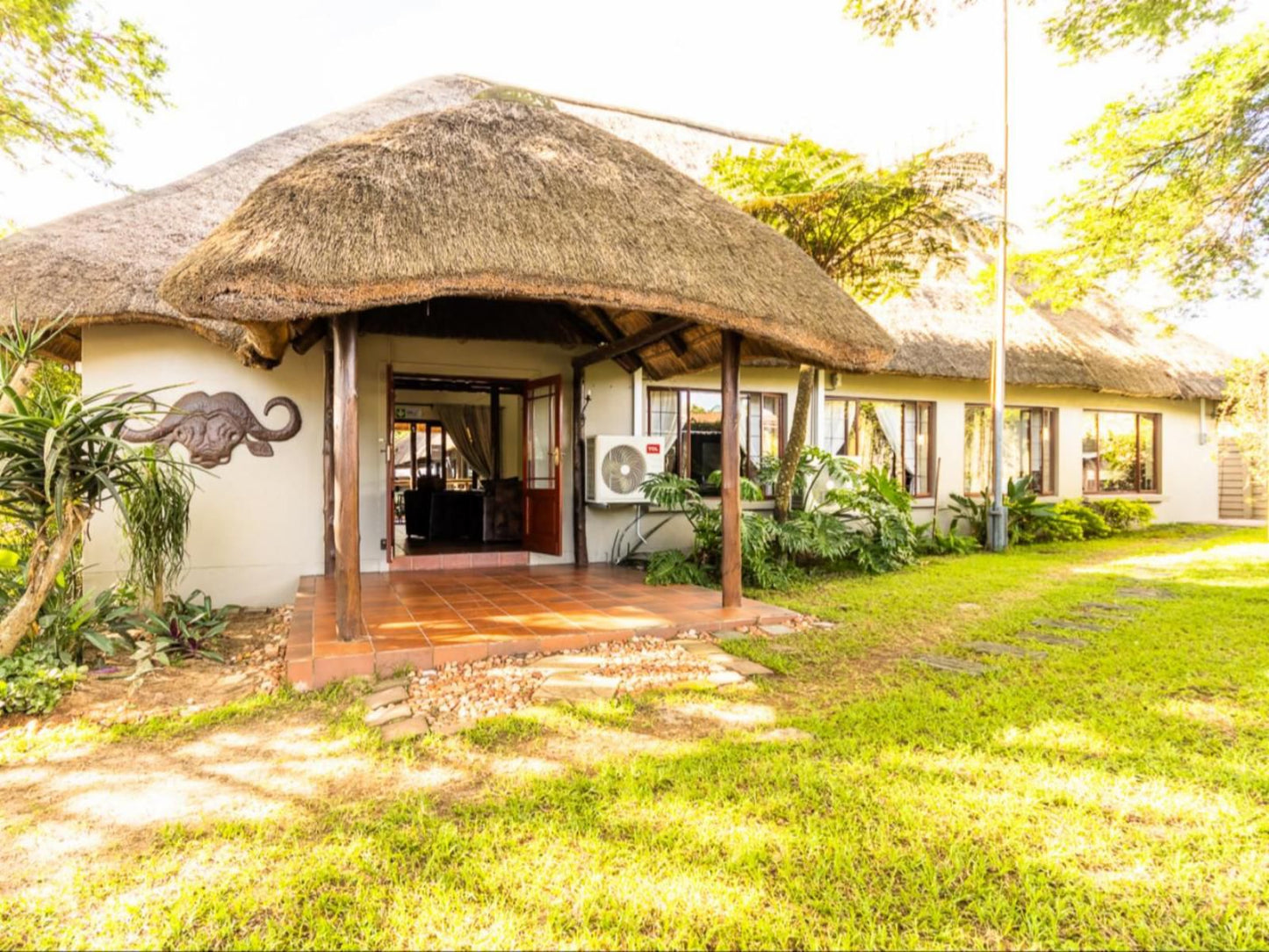 Nyathi Lodge Richards Bay Kwazulu Natal South Africa House, Building, Architecture, Palm Tree, Plant, Nature, Wood