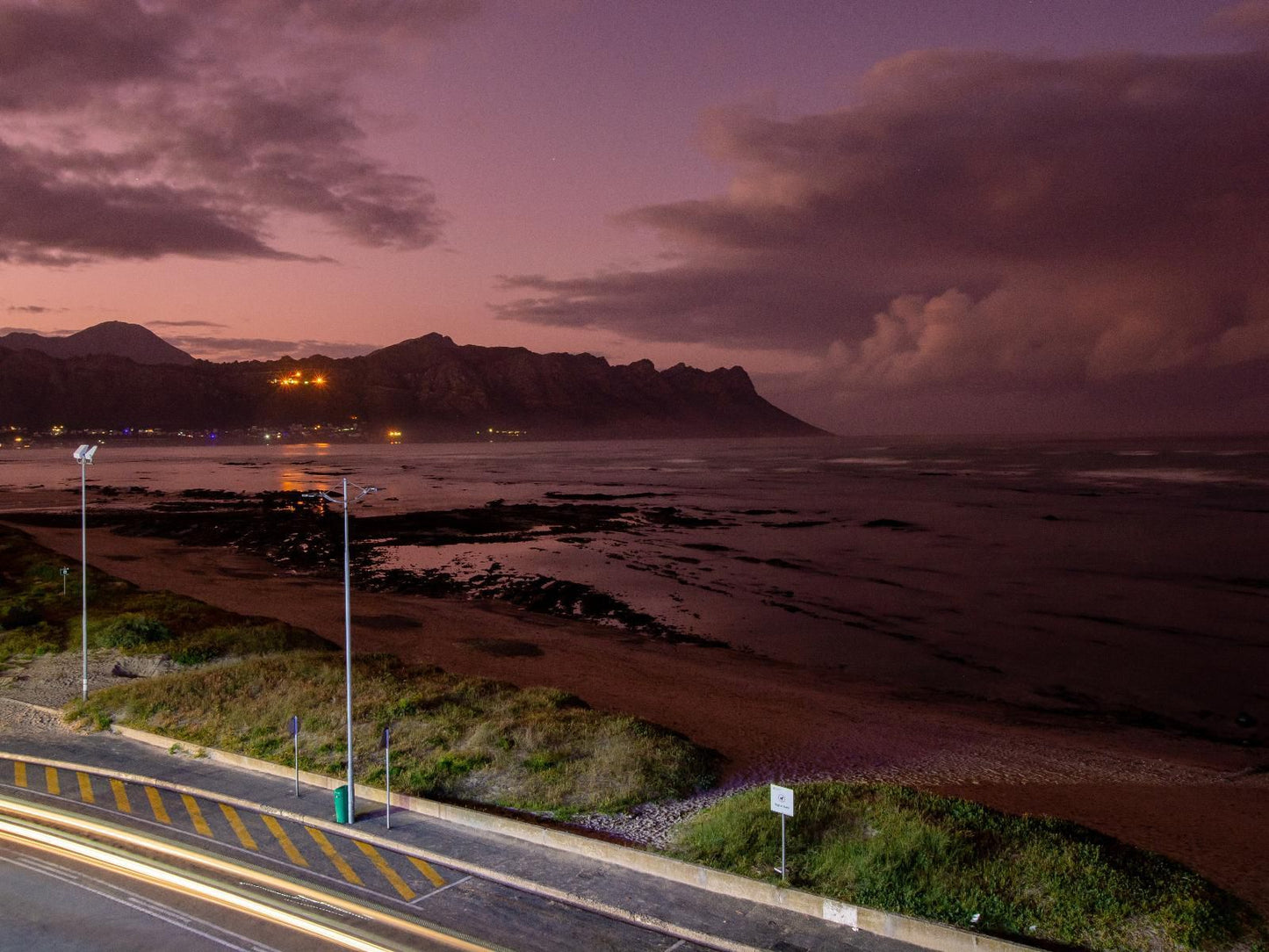 Ocean Breeze Hotel Strand Western Cape South Africa Beach, Nature, Sand, Tower, Building, Architecture, Framing, Highland, Light Trails, Street