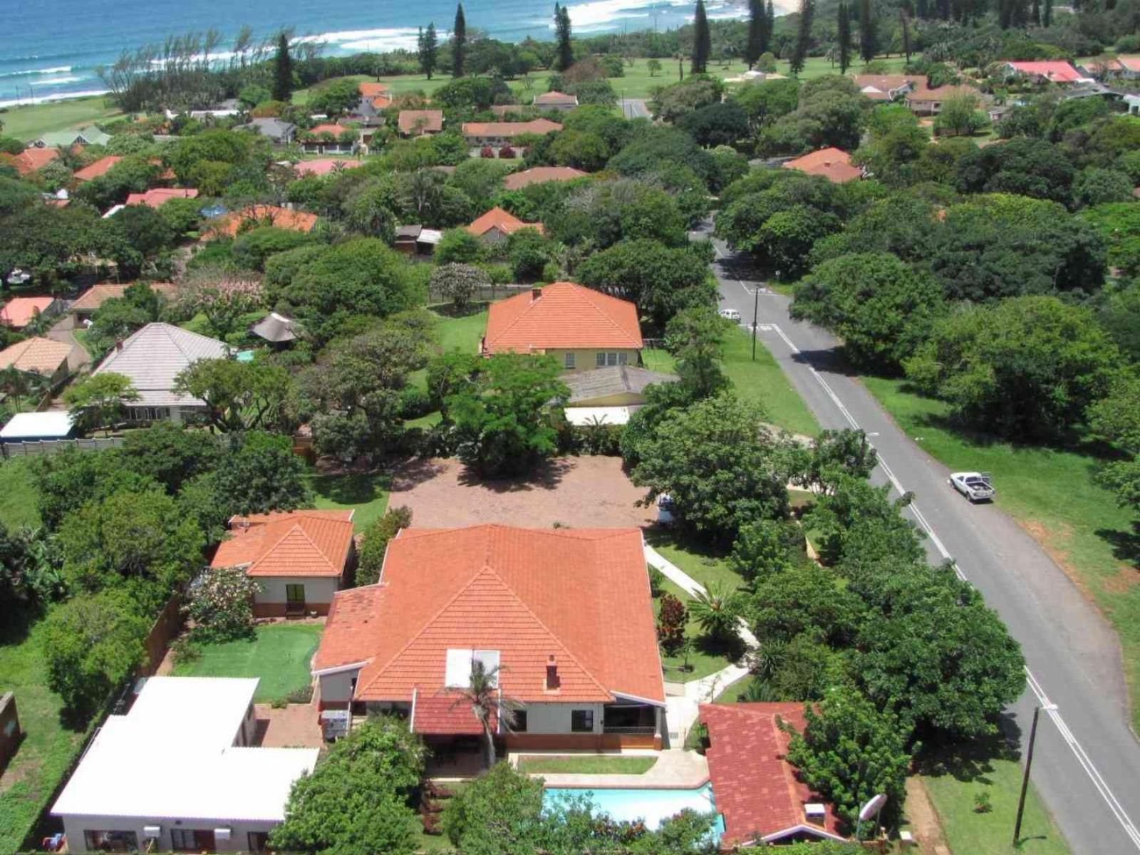 Ocean Park Guest House Umkomaas Kwazulu Natal South Africa House, Building, Architecture, Palm Tree, Plant, Nature, Wood, Aerial Photography