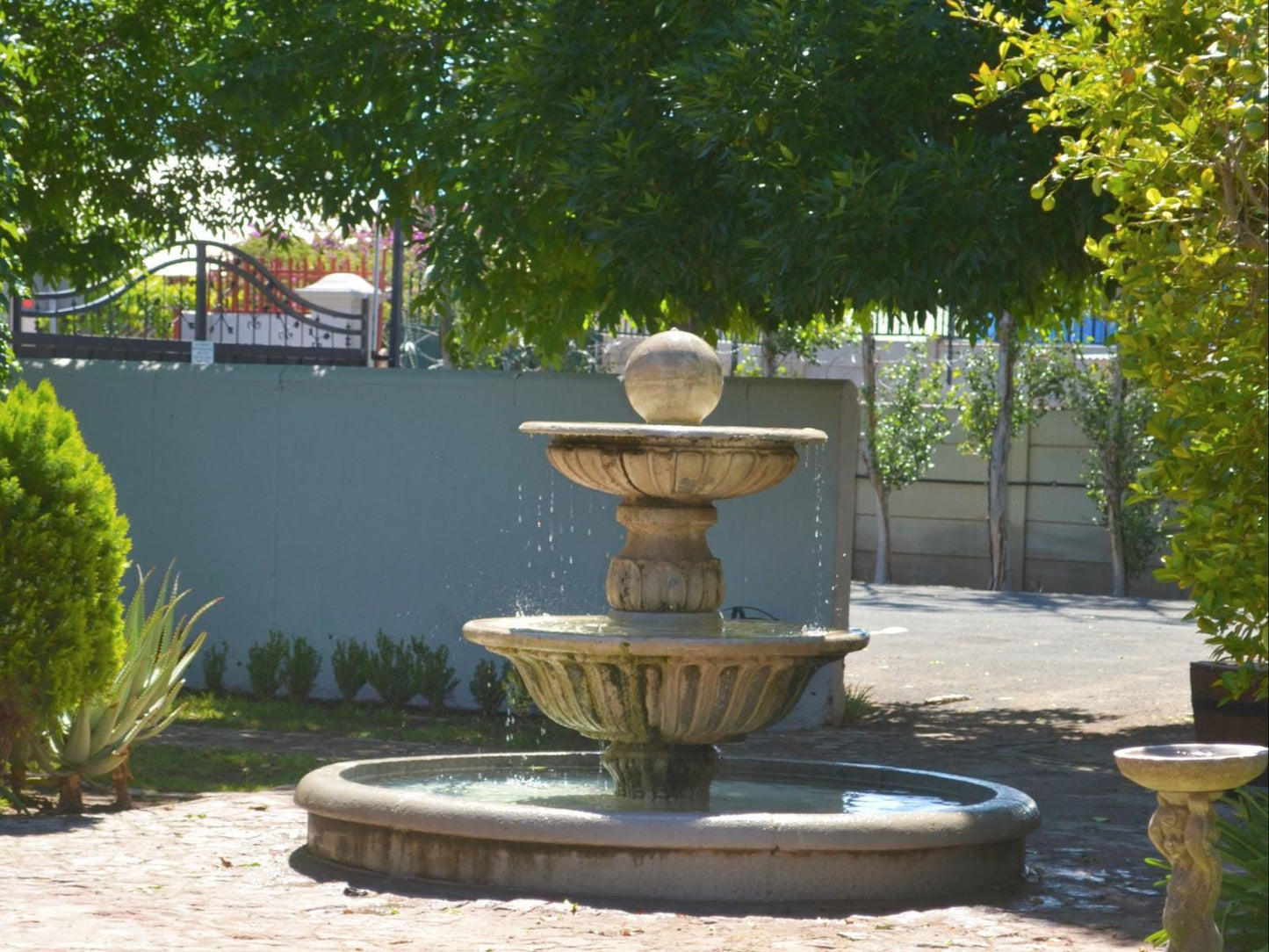 Old House Lodge Beaufort West Western Cape South Africa Fountain, Architecture, Garden, Nature, Plant