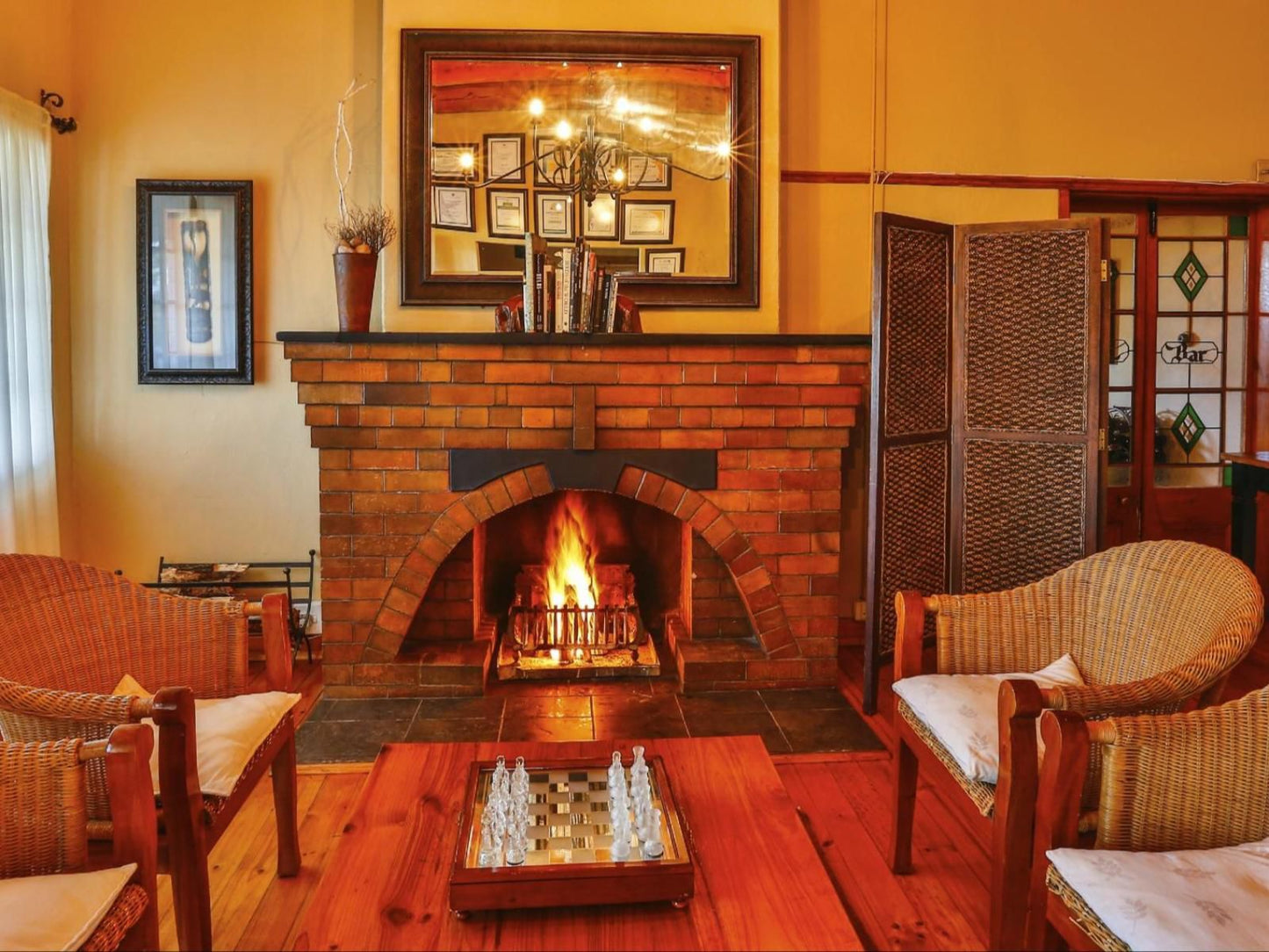 Olive Grove Guest Farm Beaufort West Western Cape South Africa Colorful, Fire, Nature, Fireplace, Bar
