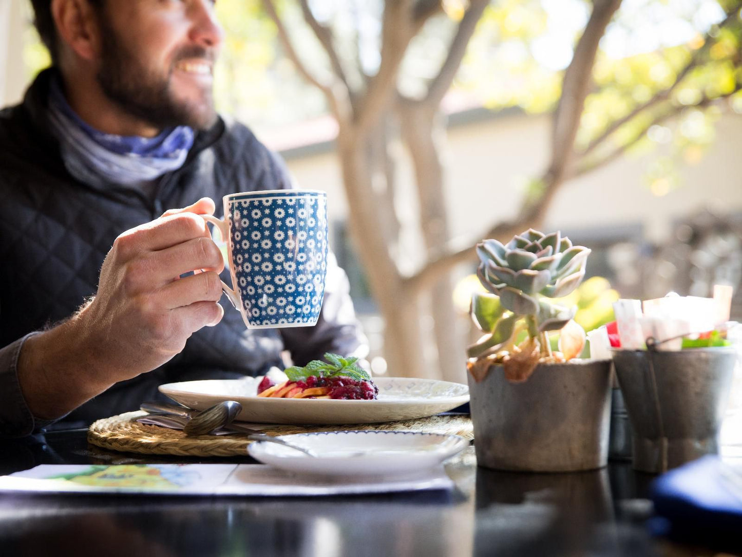 Olive Grove Guesthouse, Face, Person, One Face, Portrait, Cup, Drinking Accessoire, Drink, Food, Profile Face