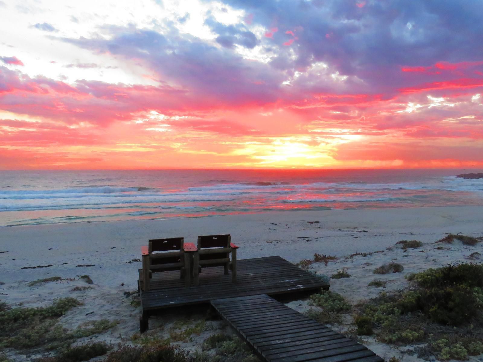On The Beach Seabreeze Apartment Yzerfontein Western Cape South Africa Beach, Nature, Sand, Ocean, Waters, Sunset, Sky