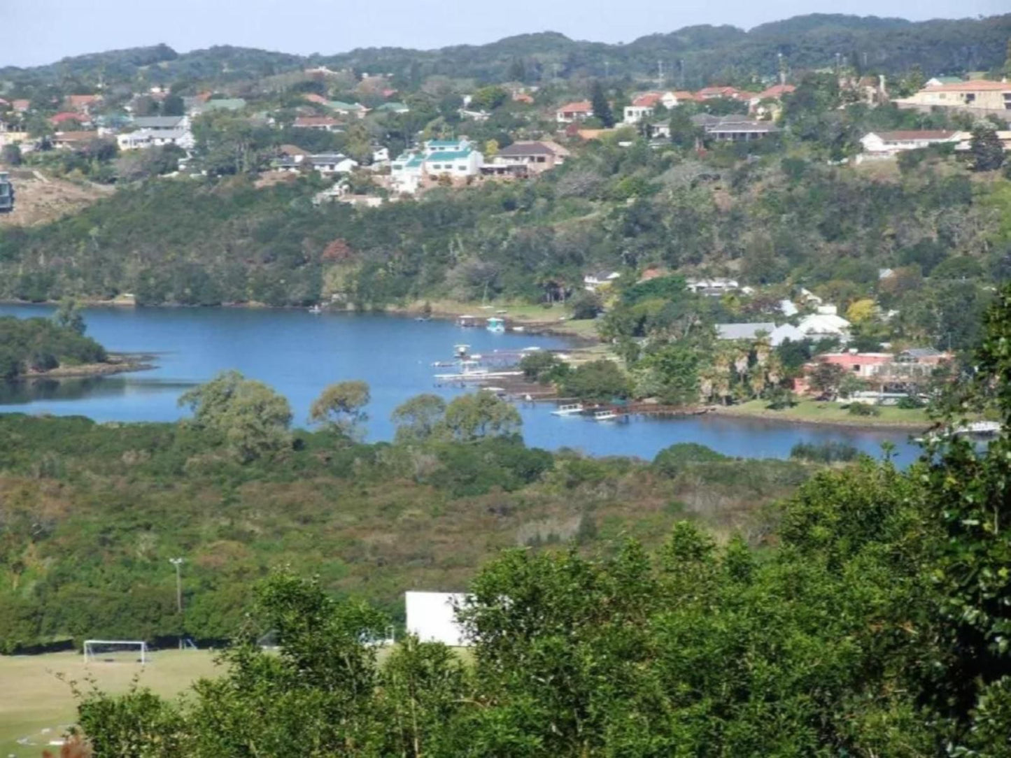 On The Summit Lodge Beacon Bay East London Eastern Cape South Africa Island, Nature, Palm Tree, Plant, Wood, River, Waters, Aerial Photography