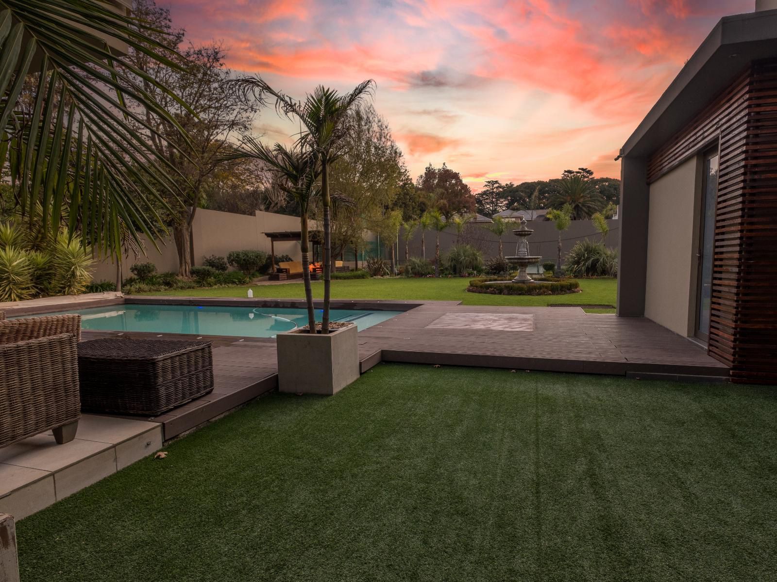 One O Eight Place Westdene Benoni Johannesburg Gauteng South Africa House, Building, Architecture, Palm Tree, Plant, Nature, Wood, Garden, Swimming Pool