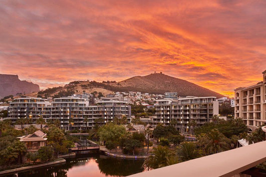 One And Only Cape Town V And A Waterfront Cape Town Western Cape South Africa Palm Tree, Plant, Nature, Wood, City, Architecture, Building, Sunset, Sky