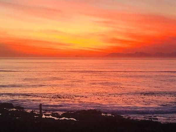 Ons C Huis Perlemoen Bay Gansbaai Western Cape South Africa Colorful, Beach, Nature, Sand, Sky, Ocean, Waters, Sunset