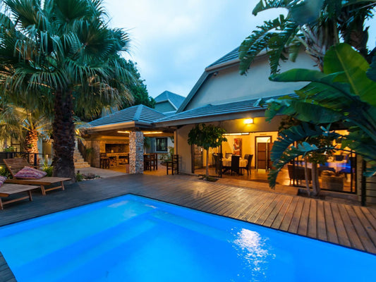 Onse Khaya Lodge And Conferencing Summerstrand Port Elizabeth Eastern Cape South Africa House, Building, Architecture, Palm Tree, Plant, Nature, Wood, Swimming Pool