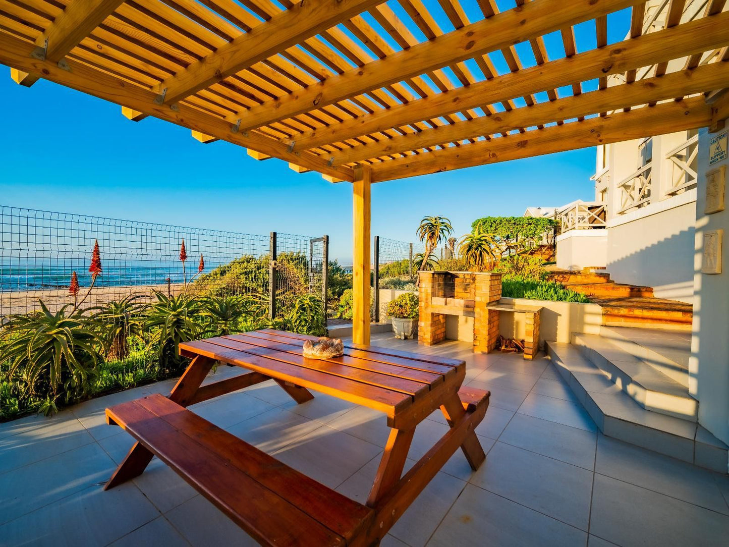 On The Beach Guesthouse And Suites Wavescrest Jeffreys Bay Jeffreys Bay Eastern Cape South Africa Complementary Colors, Balcony, Architecture, Beach, Nature, Sand