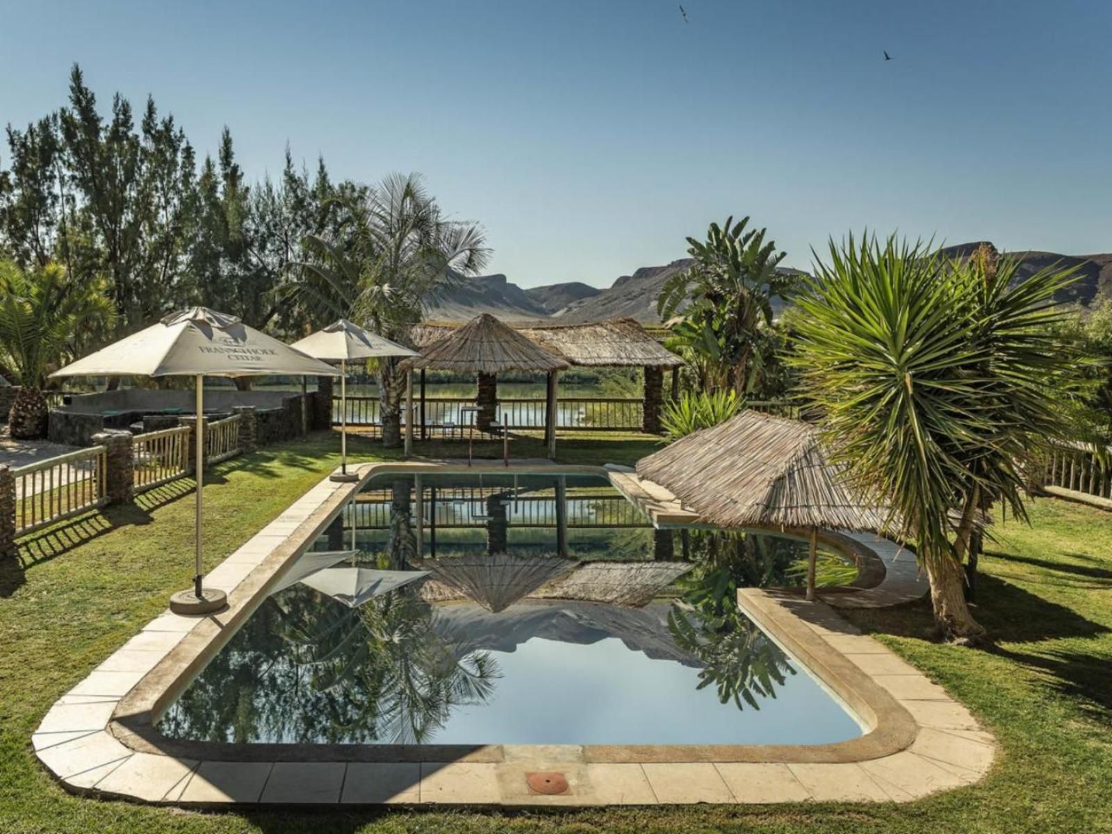 Orange River Rafting Lodge By Country Hotels, House, Building, Architecture, Palm Tree, Plant, Nature, Wood, Garden, Swimming Pool