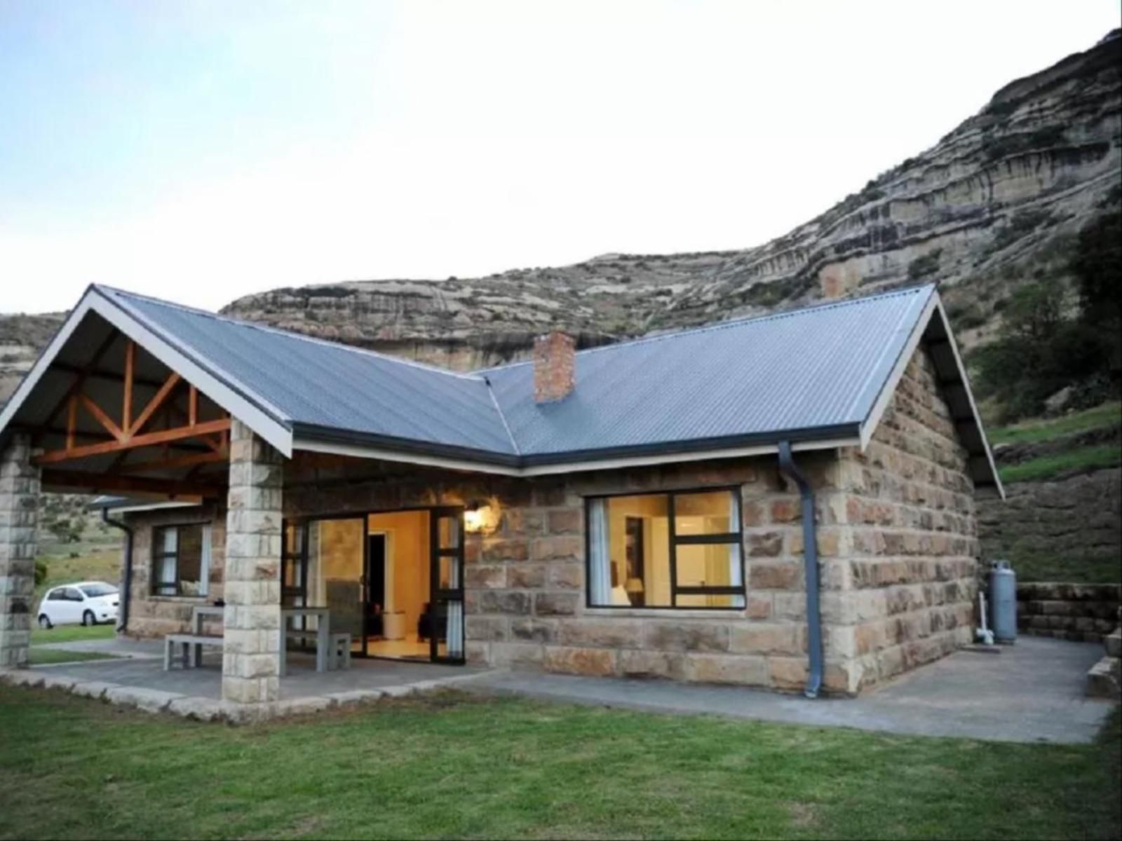 Oranje Guest Farm Fouriesburg Free State South Africa Cabin, Building, Architecture, Mountain, Nature, Highland, Stone Texture, Texture