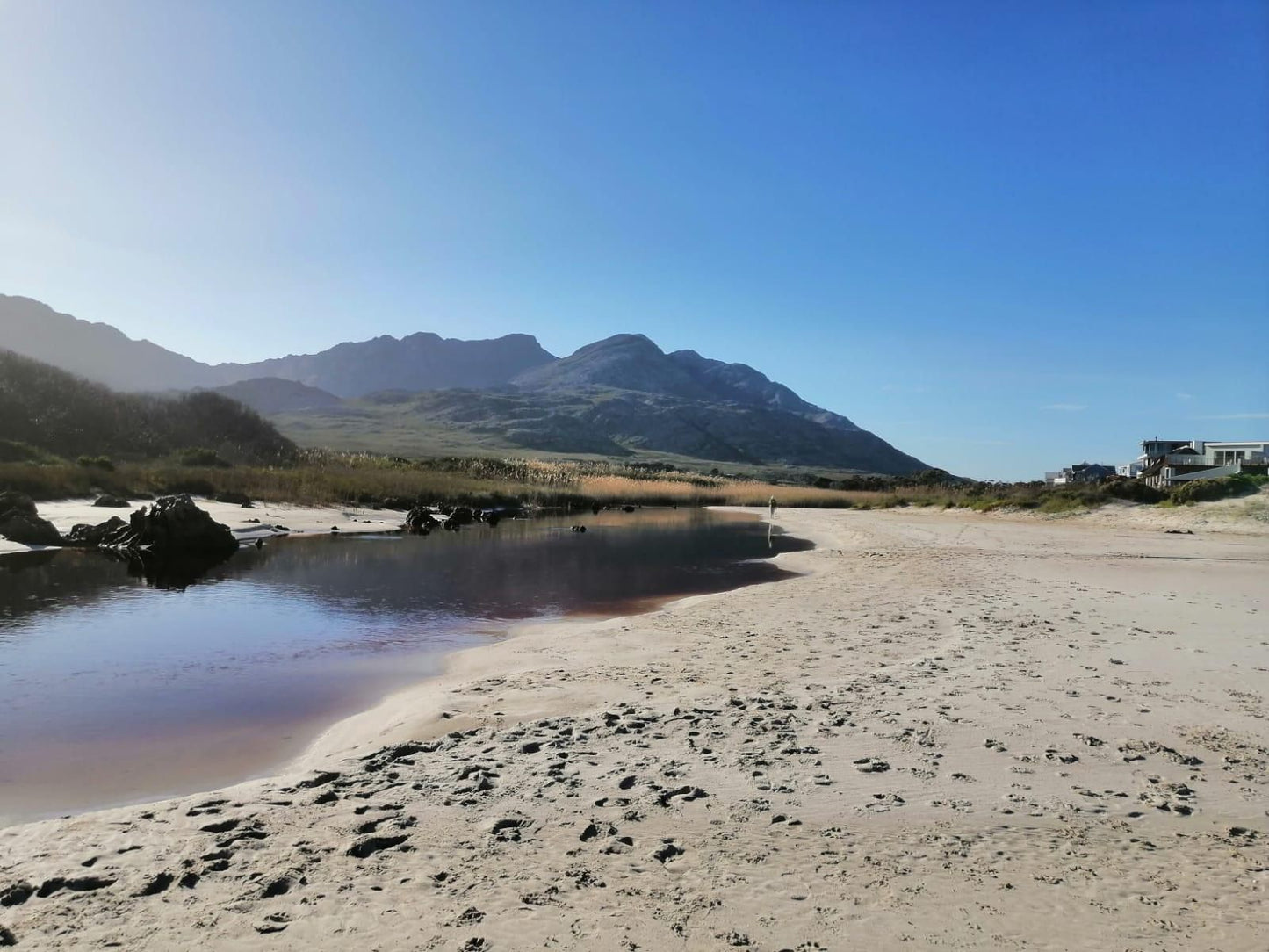 Otters Creek Pringle Bay Western Cape South Africa Beach, Nature, Sand, Mountain