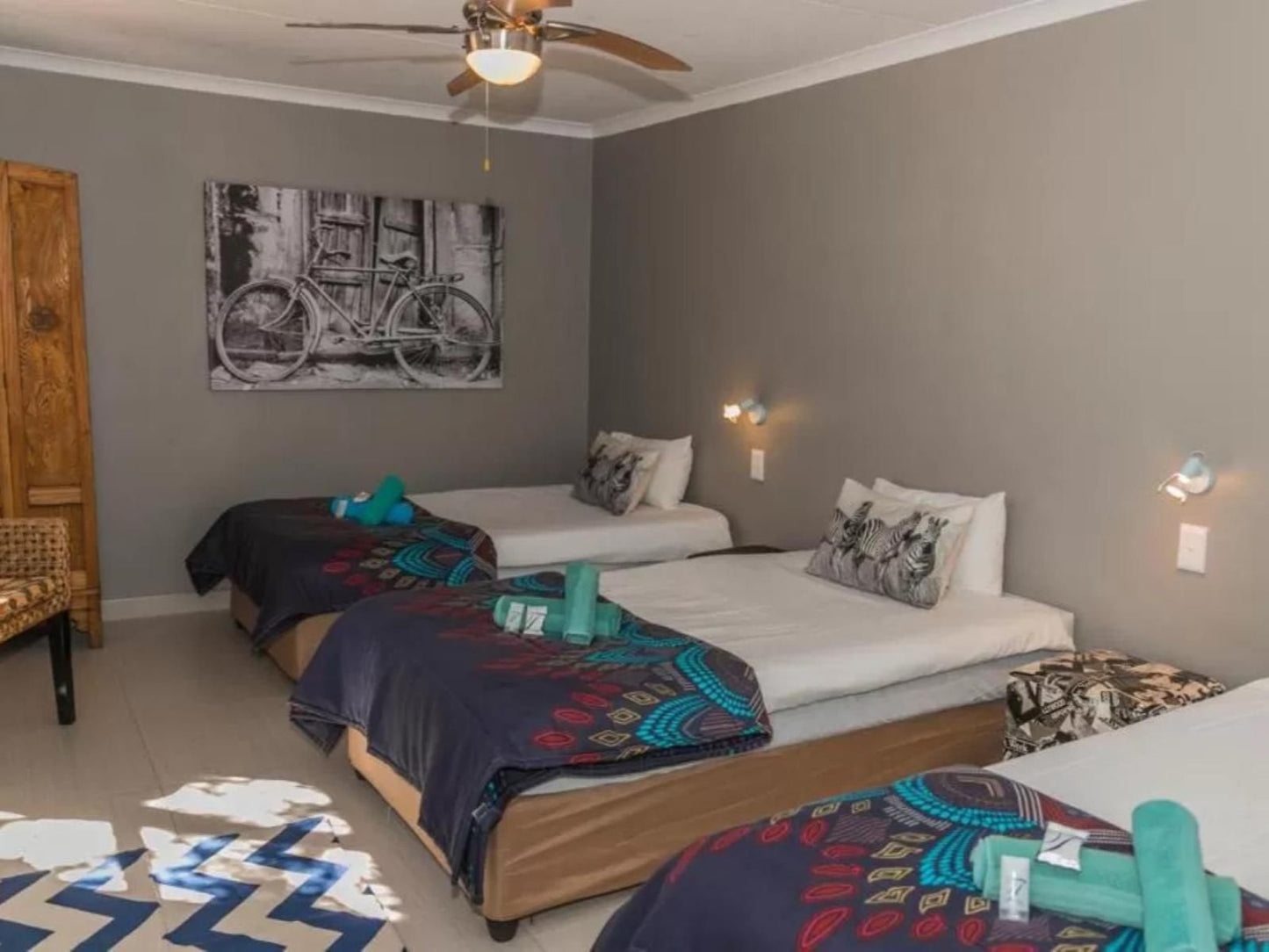 Out Of Africa Town Lodge, Luxury Double Room, Bedroom, Bicycle, Vehicle