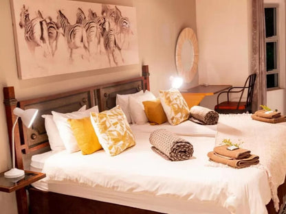 Out Of Africa Town Lodge, Luxury Twin Room, Colorful, Bedroom