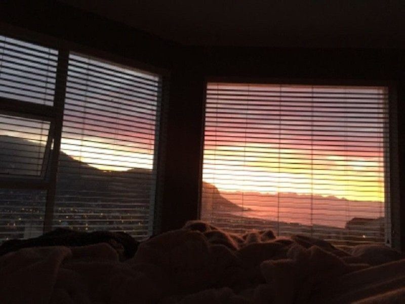 Owls View Holiday House Fish Hoek Cape Town Western Cape South Africa Sky, Nature, Window, Architecture, Sunset