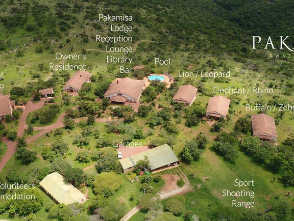 Pakamisa Private Game Reserve And Lodge Mkuze Kwazulu Natal South Africa Aerial Photography