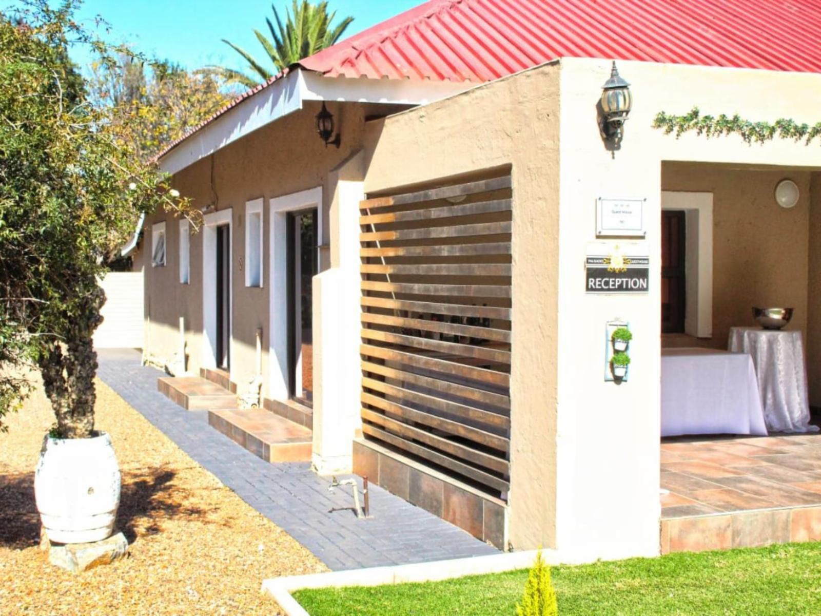 Palisades Lodge Lichtenburg North West Province South Africa House, Building, Architecture, Palm Tree, Plant, Nature, Wood