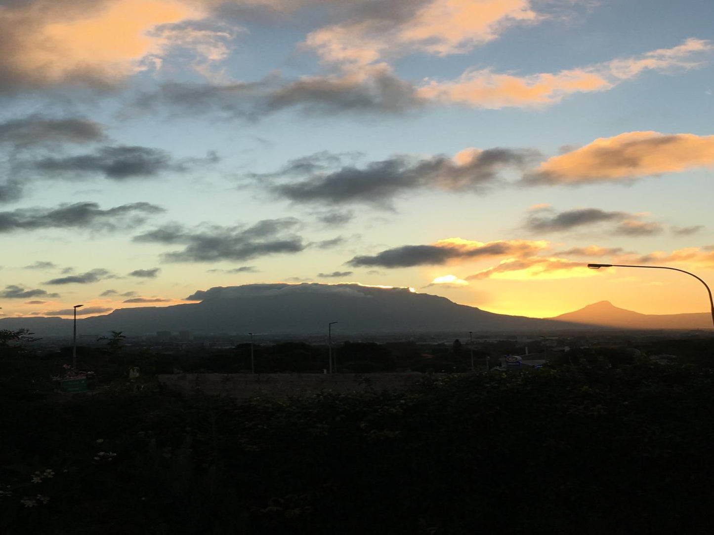 Paperbark Manor Plattekloof Cape Town Western Cape South Africa Mountain, Nature, Sky, Volcano, Clouds, Sunset