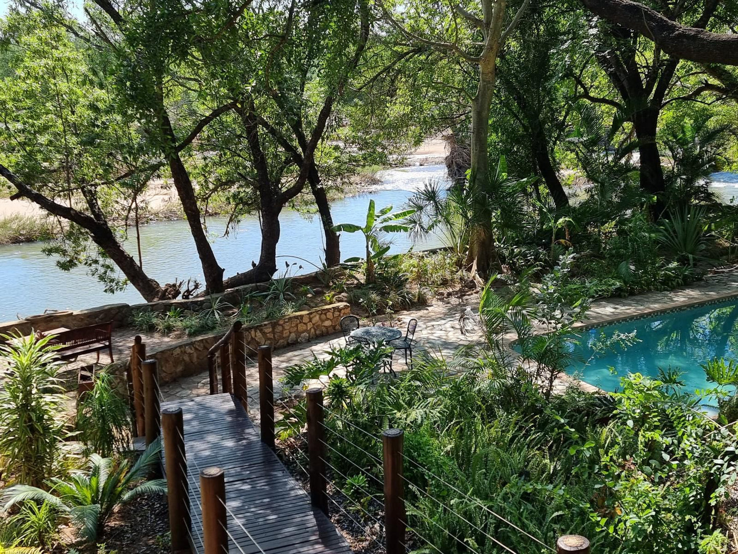 Paradise River Lodge, River, Nature, Waters, Waterfall, Garden, Plant