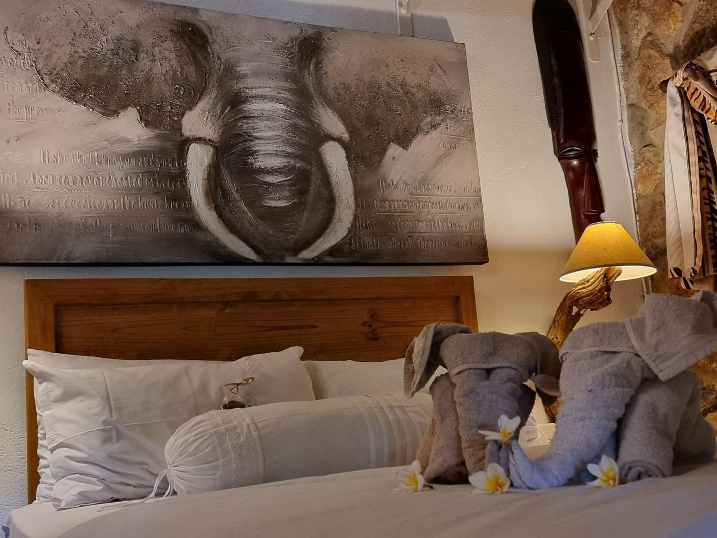 Paradise River Lodge, Woodpecker Room, Elephant, Mammal, Animal, Herbivore, Bedroom