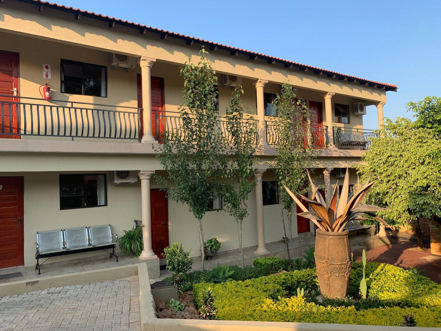 Paula S Guest House Rustenburg North West Province South Africa Balcony, Architecture, House, Building, Palm Tree, Plant, Nature, Wood