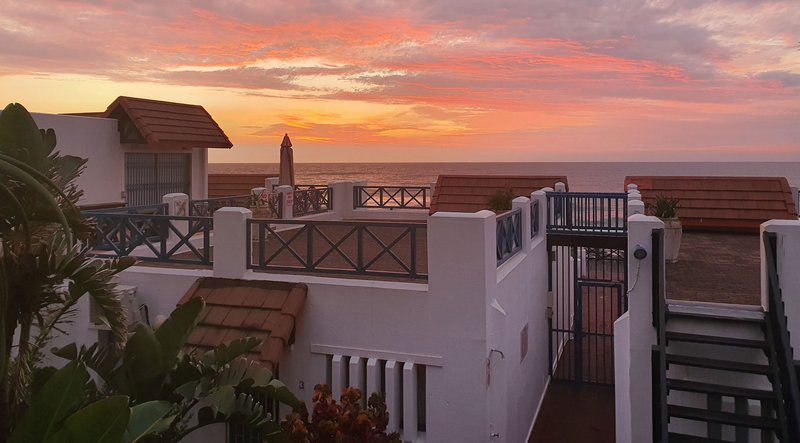 Pelicans Pad Ballito Ballito Kwazulu Natal South Africa Balcony, Architecture, Beach, Nature, Sand, Palm Tree, Plant, Wood, Sunset, Sky