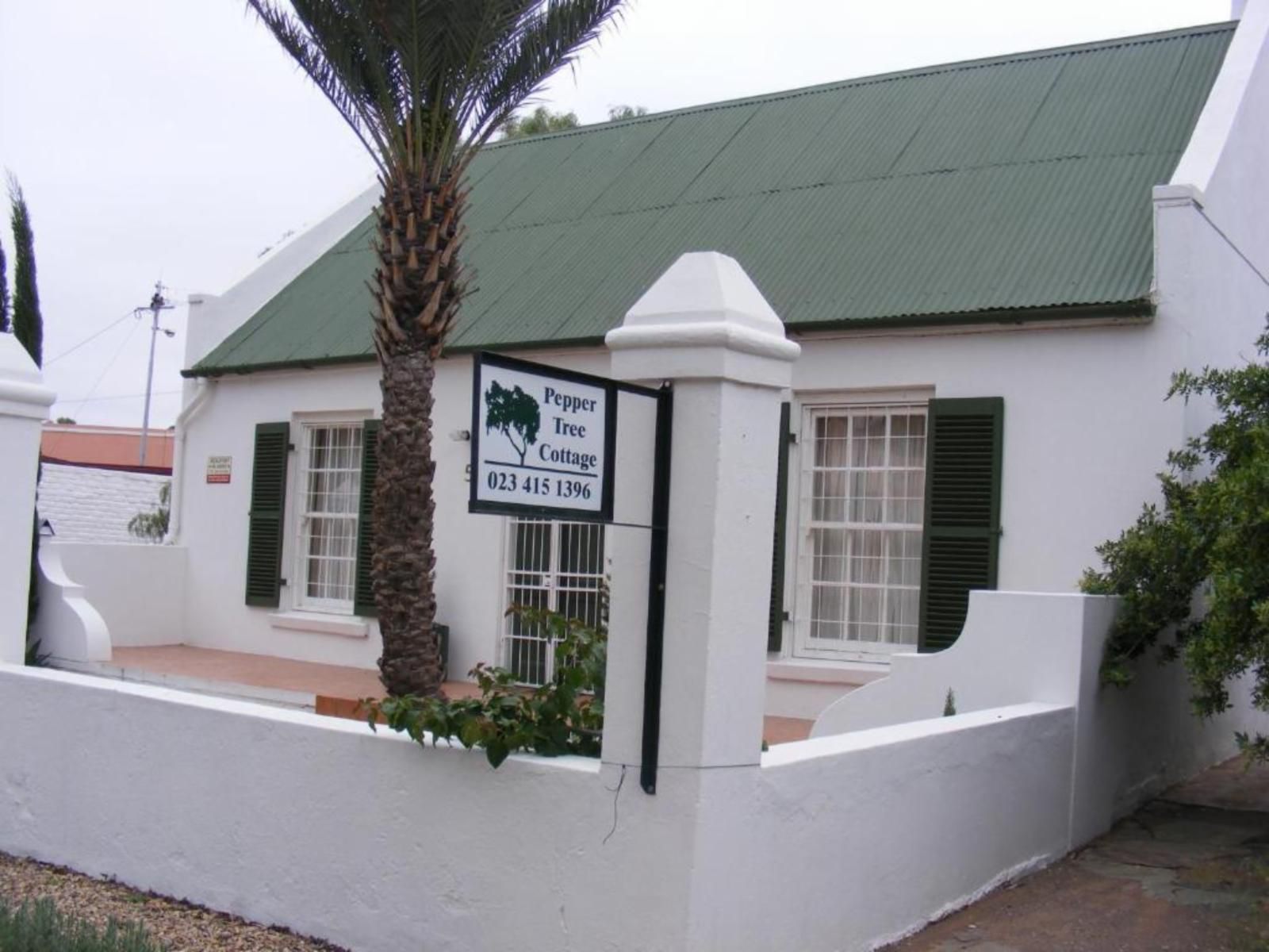 Pepper Tree Cottage Beaufort West Western Cape South Africa House, Building, Architecture, Palm Tree, Plant, Nature, Wood, Window