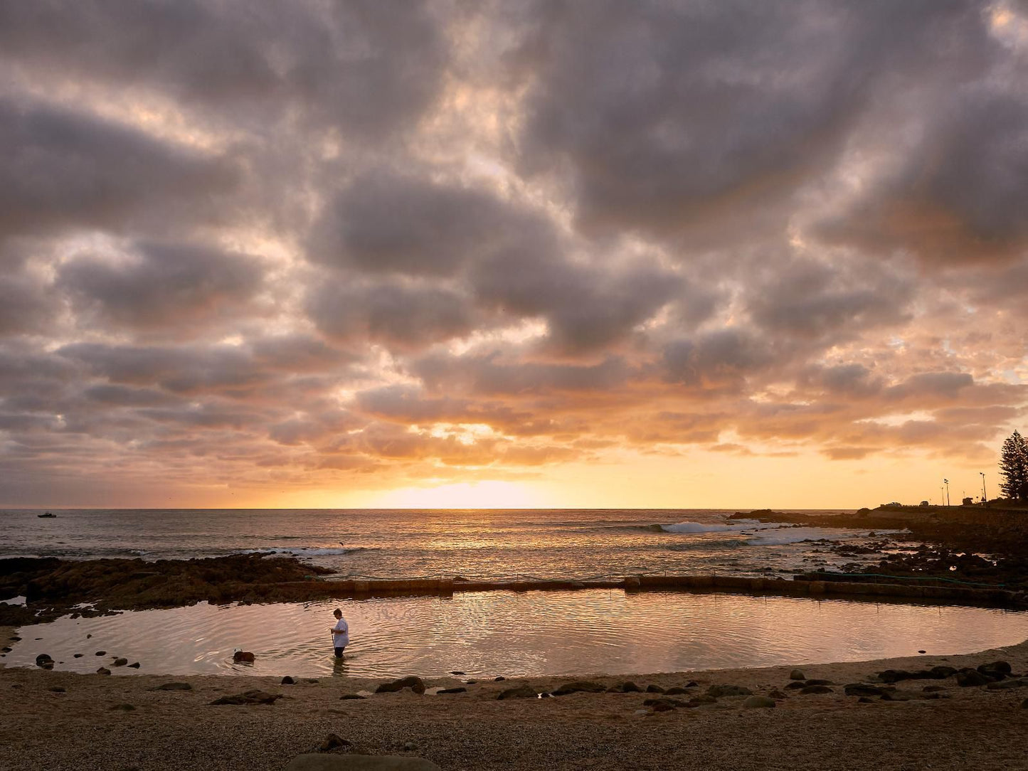 First Group Perna Perna Mossel Bay Linkside Mossel Bay Mossel Bay Western Cape South Africa Beach, Nature, Sand, Sky, Ocean, Waters, Sunset