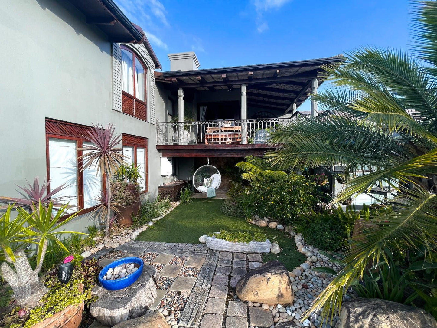 Pezula Magic Retreat Pezula Golf Estate Knysna Western Cape South Africa Balcony, Architecture, House, Building, Palm Tree, Plant, Nature, Wood, Garden, Swimming Pool