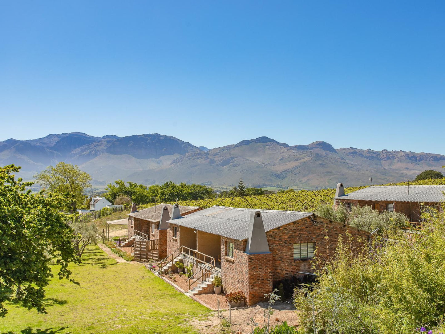 Picardie Guest Farm Paarl Western Cape South Africa Complementary Colors, House, Building, Architecture, Mountain, Nature