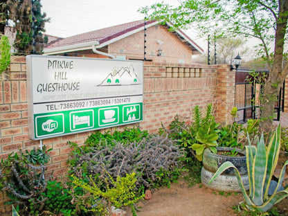 Pitikwe Hill Guesthouse, House, Building, Architecture, Sign