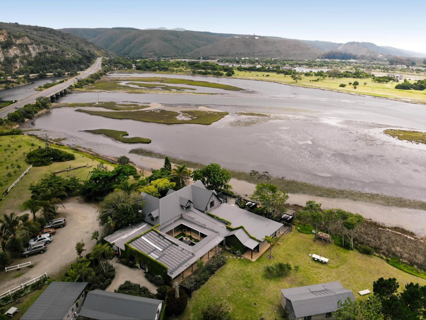 Plett River Lodge Plettenberg Bay Western Cape South Africa House, Building, Architecture, Aerial Photography