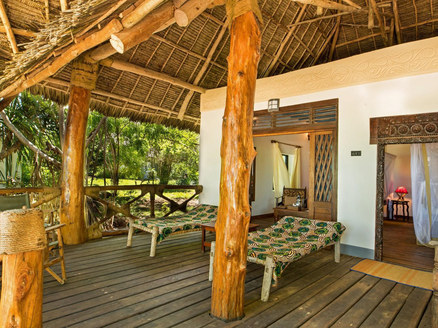 Pongwe Beach Hotel, Garden View (Double/Twin/Triple), Sepia Tones