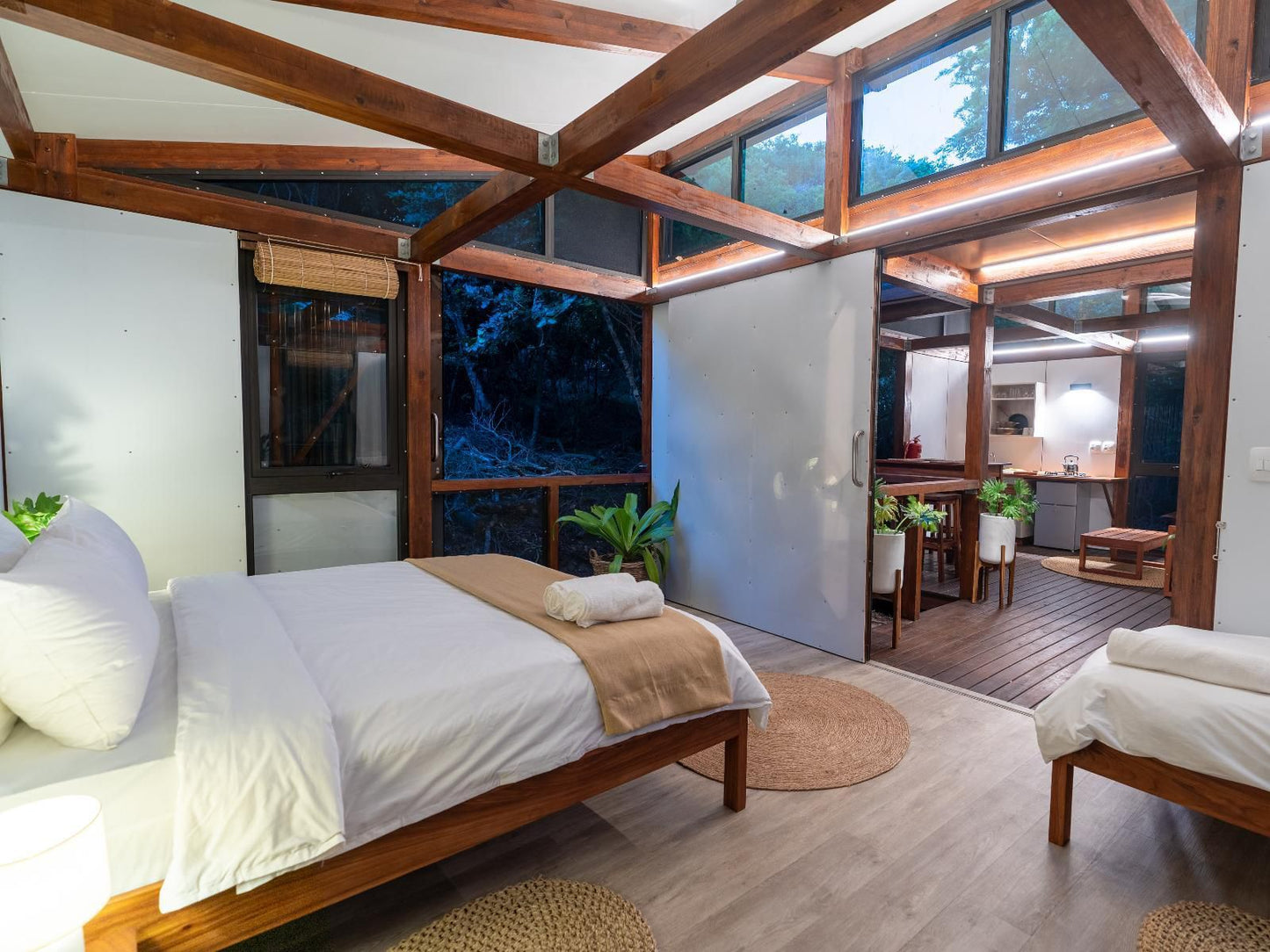 Ponta Membene, Forest Chalet One Bedroom, Bedroom