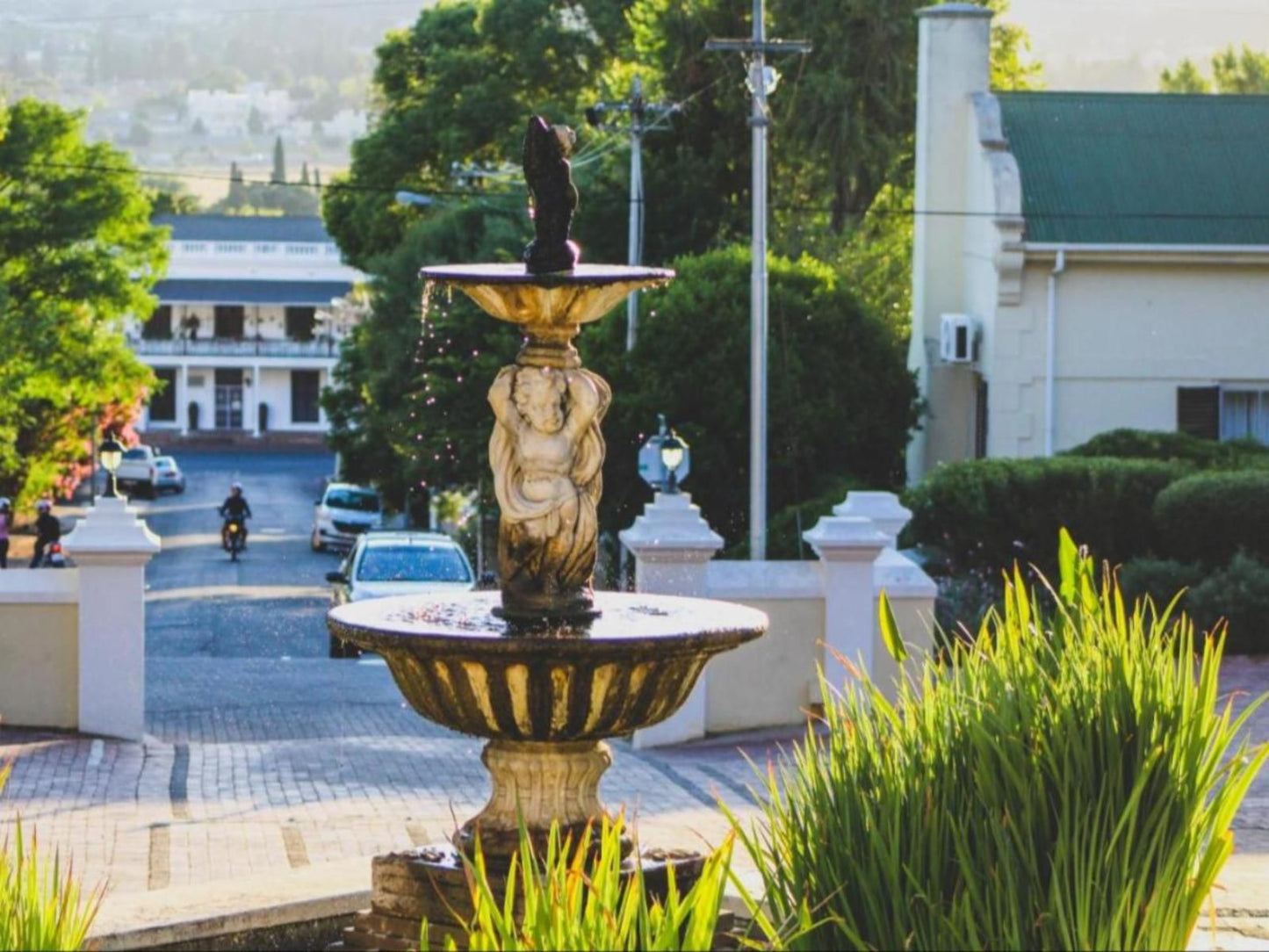 Pontac Manor Paarl Western Cape South Africa Fountain, Architecture, House, Building