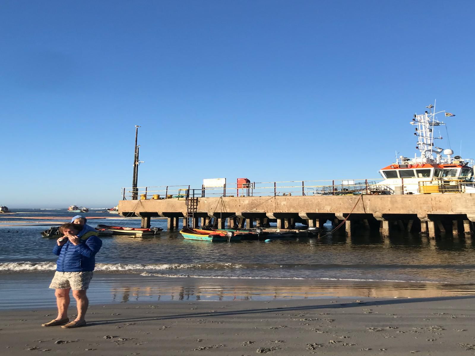 Port Nolloth Beach Shack, Beach, Nature, Sand, Pier, Architecture, Ocean, Waters, Person