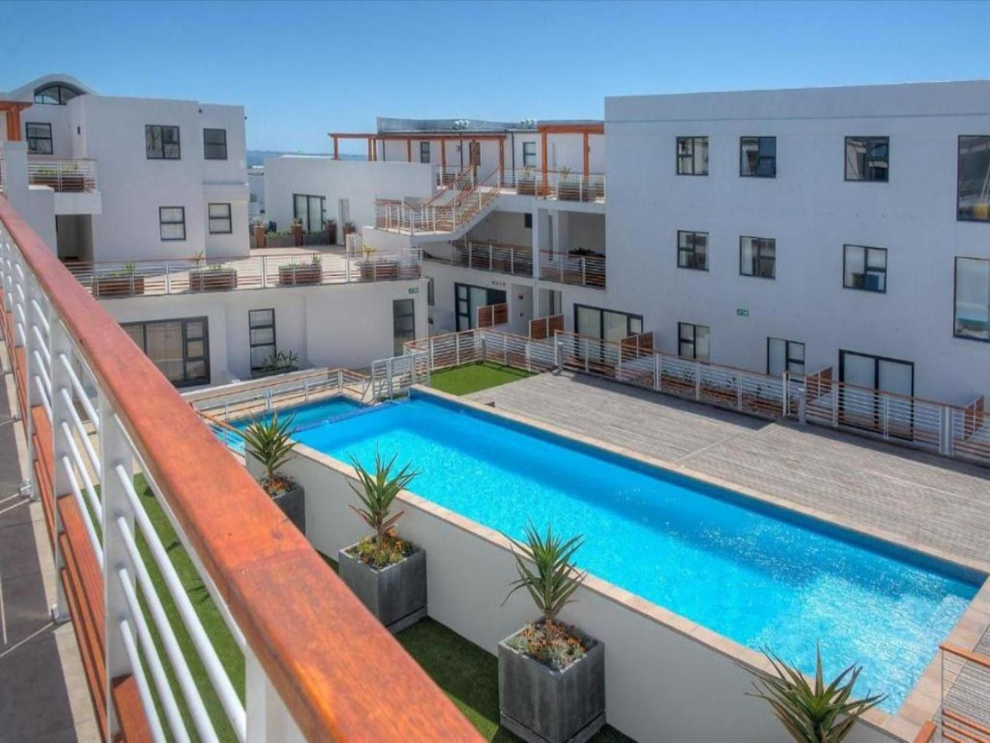 Portico 802 Table View Blouberg Western Cape South Africa Balcony, Architecture, House, Building, Palm Tree, Plant, Nature, Wood, Swimming Pool