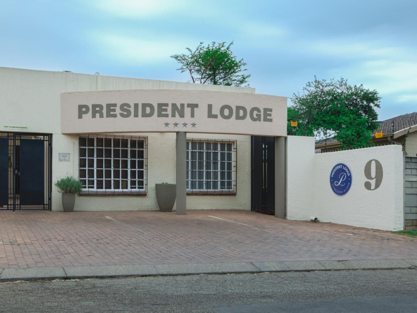 President Lodge Edenvale Johannesburg Gauteng South Africa Sign