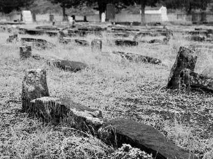 Quince And Cottage Nieu Bethesda Eastern Cape South Africa Colorless, Black And White, Grave, Architecture, Religion, Ruin, Cemetery