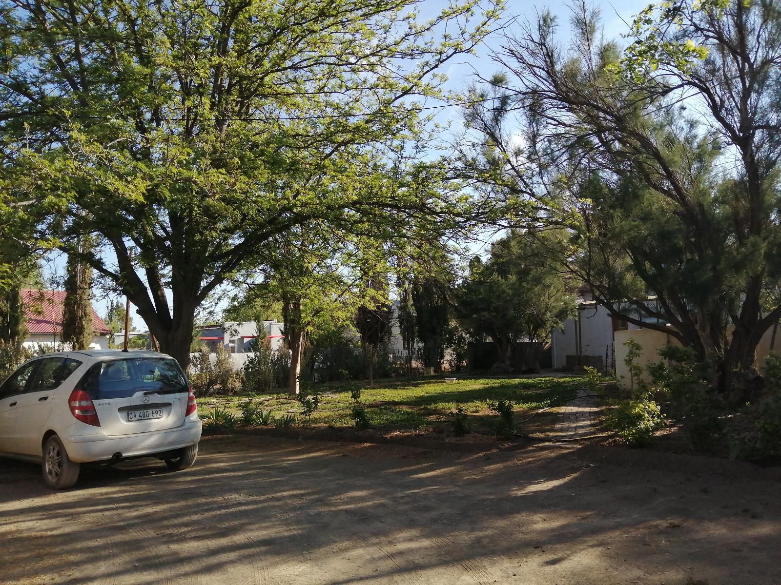 Quince And Cottage Nieu Bethesda Eastern Cape South Africa House, Building, Architecture, Palm Tree, Plant, Nature, Wood, Sign, Window, Street, Car, Vehicle