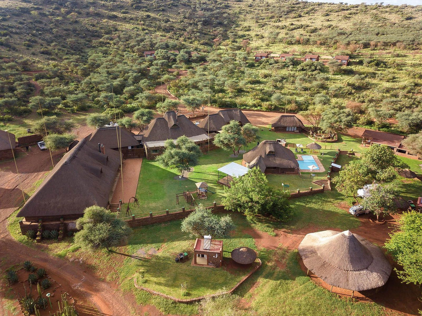 Red Sands Country Lodge Kuruman Northern Cape South Africa Aerial Photography