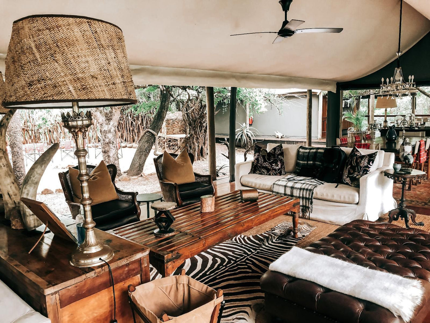 Rhino Sands Safari Camp, Living Room