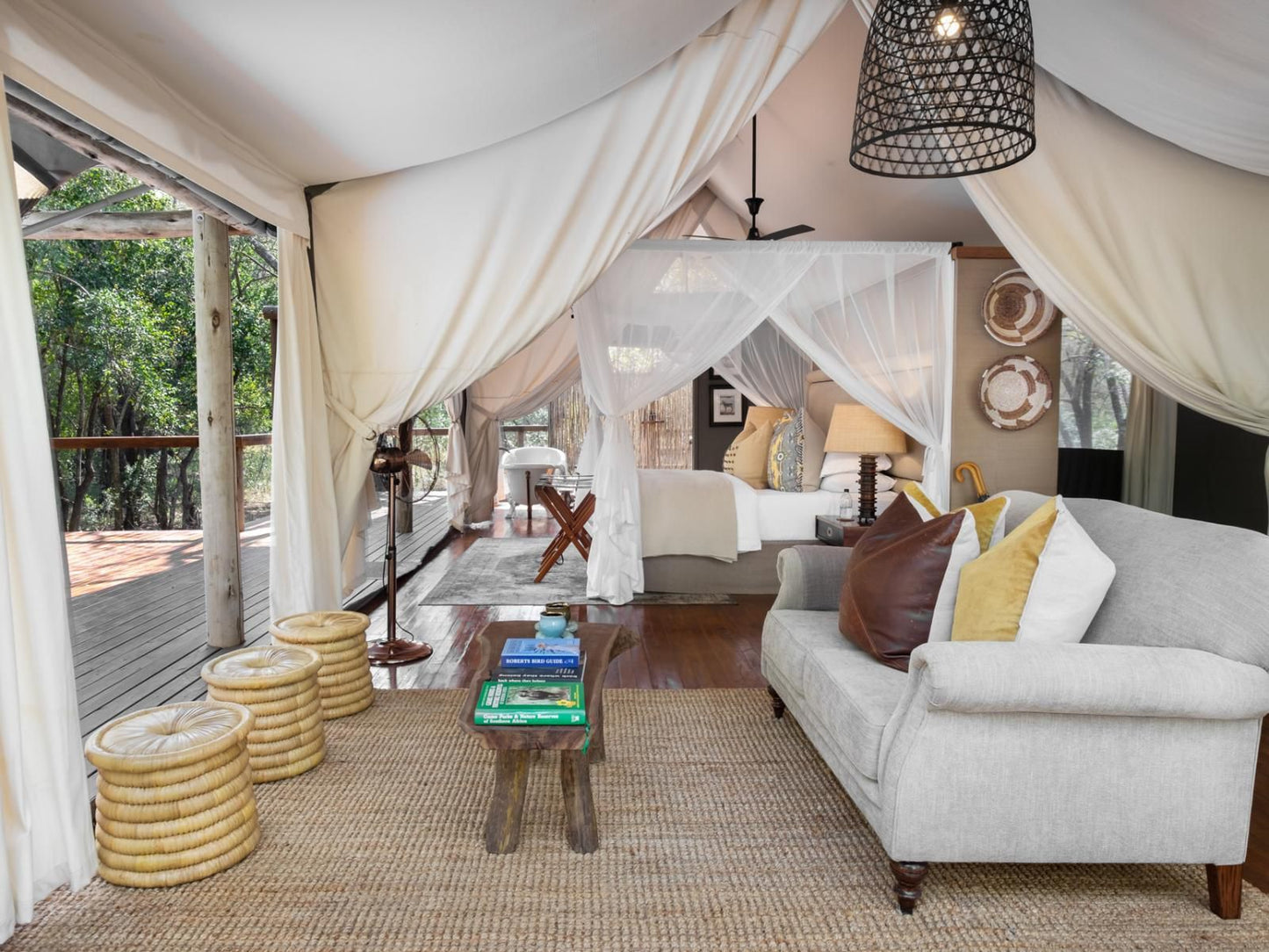 Rhino Sands Safari Camp, Tented Suite 5, Bedroom