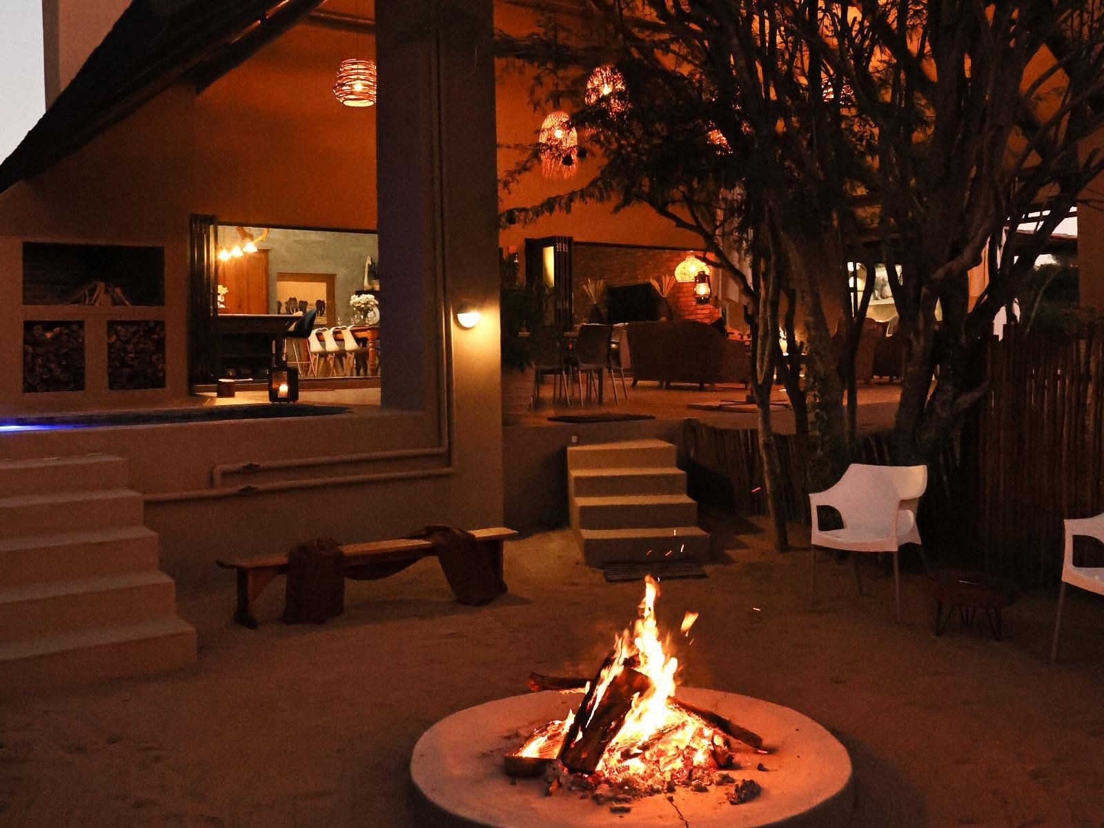 Rhino S Rest Luxury Self Catering Home Hoedspruit Limpopo Province South Africa Colorful, Fire, Nature, Fireplace, Bar