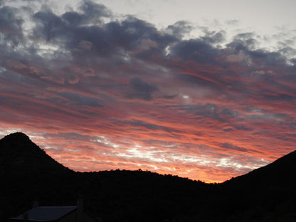 Rietfontein Guest Farm Ladismith Western Cape South Africa Sky, Nature, Sunset