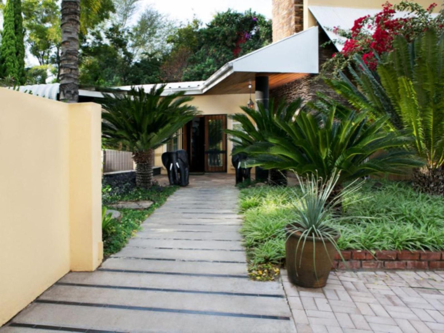 River Bank Lodge Upington Northern Cape South Africa House, Building, Architecture, Palm Tree, Plant, Nature, Wood, Garden