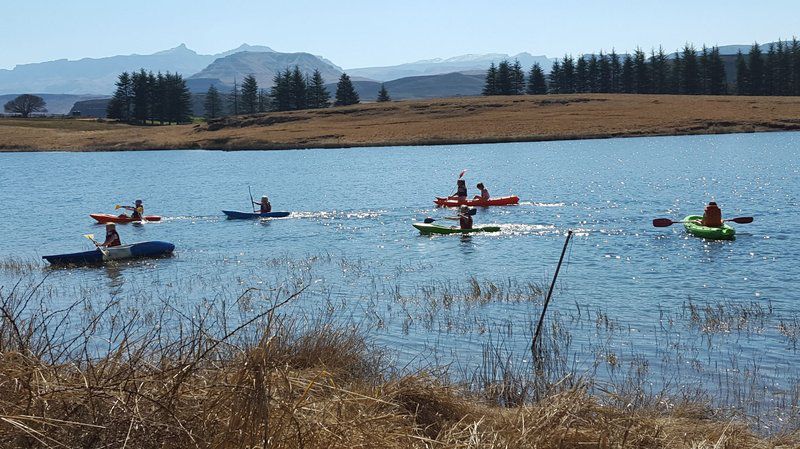 Riverlea Farm Underberg Kwazulu Natal South Africa Boat, Vehicle, Canoe, Lake, Nature, Waters, Mountain, Highland