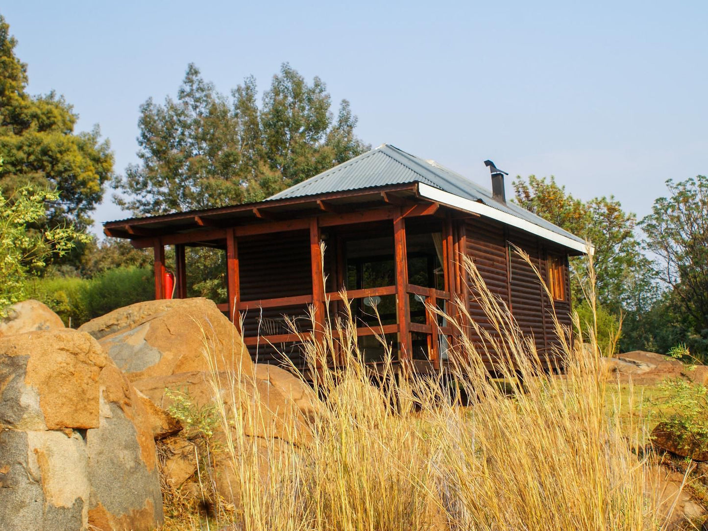 Riverman Cabin Dullstroom Mpumalanga South Africa Complementary Colors, Building, Architecture, Cabin
